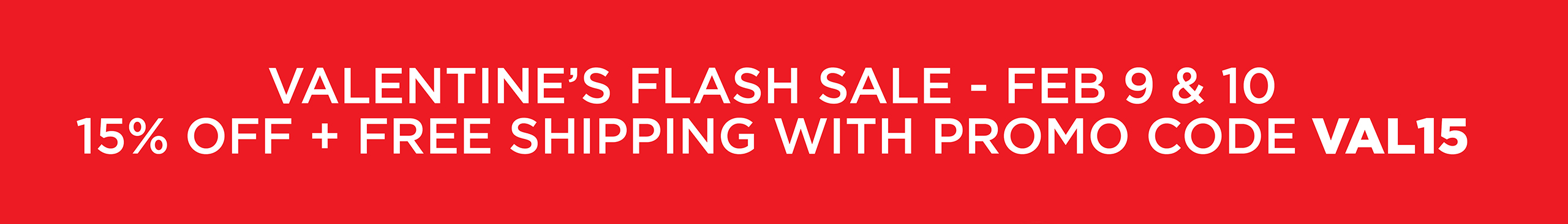 Valentine’s Day Flash Sale2021_Shop